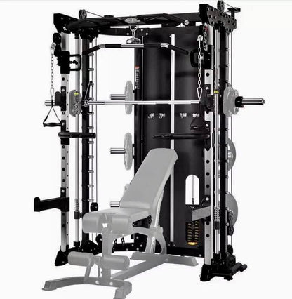 Smith Machine, Cables with Built in 160 kg Weights