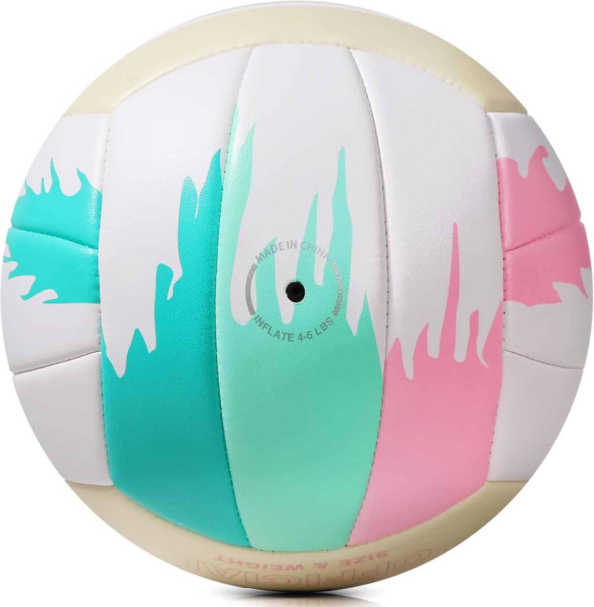Soft Official Volleyball for Indoor Outdoor Beach, Size 5 Training Volleyball for Beginner Teenager Adult…