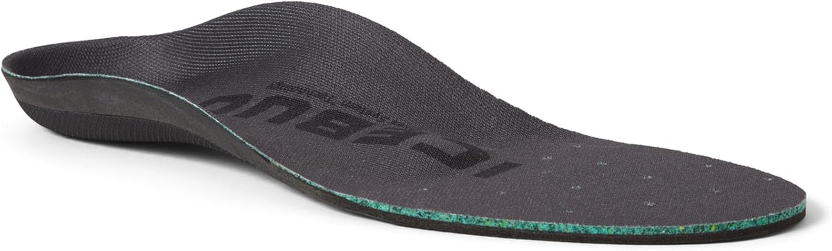 Icebug Comfort Insoles with Dynamic Arch Support, Charcoal Medium Arch, M 4/W 5.5-6