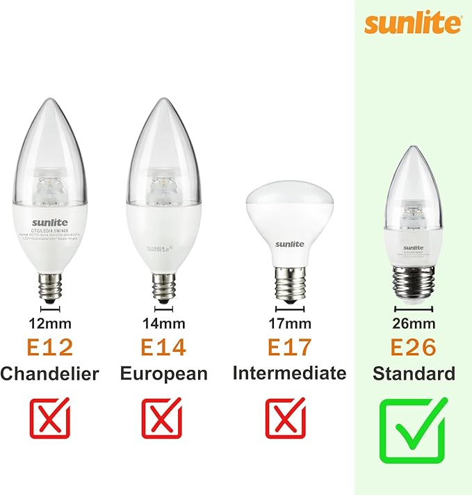 Sunlite 40454 LED A19 Colored Light Bulb, 3 Watts (25w Equivalent), E26 Medium Base, Non-Dimmable, UL Listed, Party Decoration, Holiday Lighting, 3 Count, Red