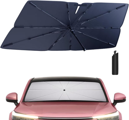 Windshield Sun Shade Umbrella: for Honda HR-V-2023-2024 2025 - Front Custom Car Window Shades - Foldable HRV Sunshades Block UV Keep Cool