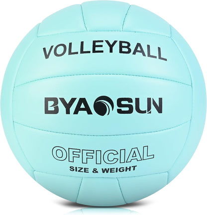 Soft Official Volleyball for Indoor Outdoor Beach, Size 5 Training Volleyball for Beginner Teenager Adult…