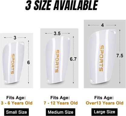 XZQTIVE Soccer Shin Guards with Shin Sleeves and Soccer Socks, Football Shin Pads Set for Kids Youth and Adult