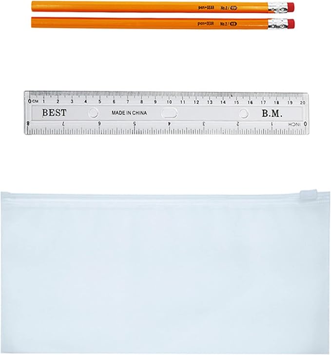 Moda West 24 Pack Bulk School Supplies 18 Piece Kit - Pens, Pencils, Crayons, and More - Essential Box of School Supplies for Elementary, Middle, and High School Students