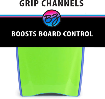 BZ BodyBoards - T-10 Progressive Series Bodyboard - HDPE Slick - Crescent Tail - PHUZION Core - 8lb Deck