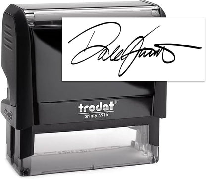 Trodat 4915 Signature Stamp - Custom Text Stamp - Choose from Many Fonts & 15 Ink Colors!