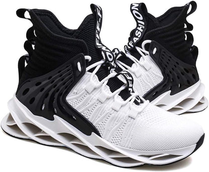 Hello MrLin Men's Running Shoes Non Slip Athletic Tennis Walking Blade Type Sneakers Hip Hop