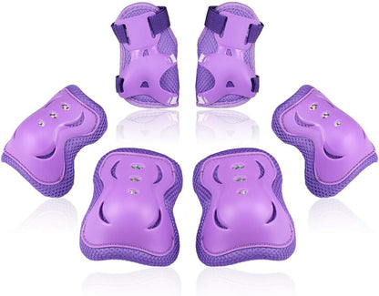 BOSONER Kids/Youth Knee Pad Elbow Pads Guards Protective Gear Set for Roller Skates Cycling BMX Bike Skateboard Inline Skatings Scooter Riding Sports