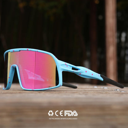 Polarized Sports Sunglasses for Men and Women Cycling Glasses UV Protection Goggles for Mountain Bike Running Fishing