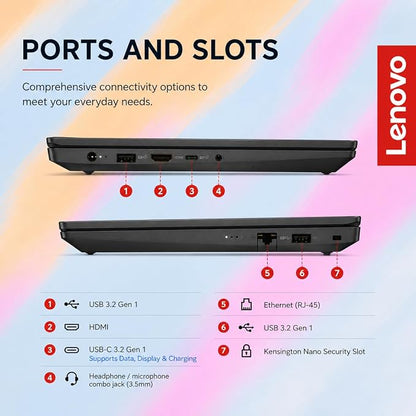 Lenovo V15 Business Laptop 2026 Edition, AMD Ryzen 3 7000-Series(Beat i7-1065G7), 15.6" FHD Display, 16GB DDR5 RAM, 256GB NVMe SSD, Wi-Fi 6, RJ-45, Dolby Audio, Windows 11 Pro