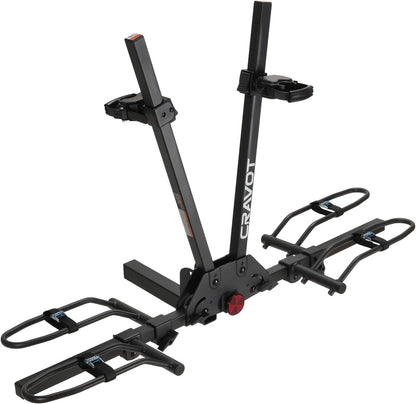 MagRack F2 200 lbs Capacity Electric Bike Rack, No Installation Bike Carrier for 2 Bike, Folding Bike Racks for Tow Hitch 2'' Receiver Cars Trucks SUVs Minivans RV, Trailer
