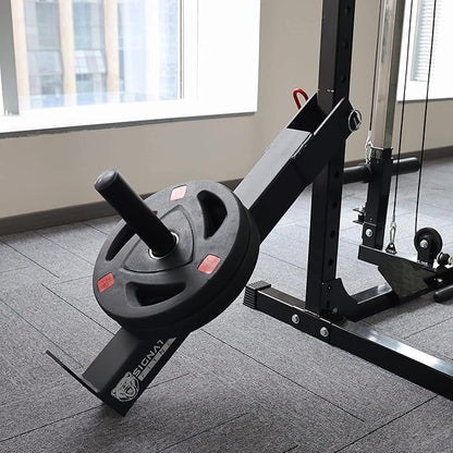 Upgraded Adjustable Jammer Arms, Lever Arms, Monolift Attachments Rated 600 LB Per Arm, Fits Racks at All Post Sizes and Hole Sizes, Pair
