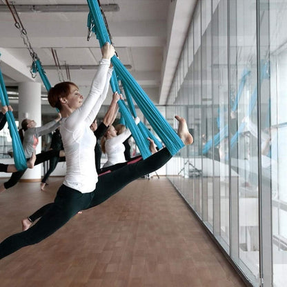 Aerial Yoga Swing Set, Ultra Strong Hammock Trapeze Extension, Antigravity Ceiling Hanging Sling Inversion Exercises
