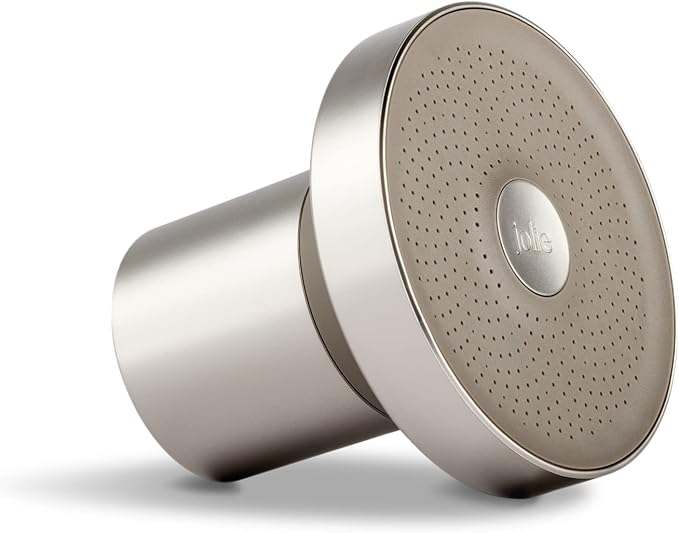 The Jolie Filtered SHOWERHEAD with Shower Water Filter System- High Pressure Showerhead, Hair and Skincare Accessory to Improve Beauty and Personal Care Routine (New Brushed Steel)