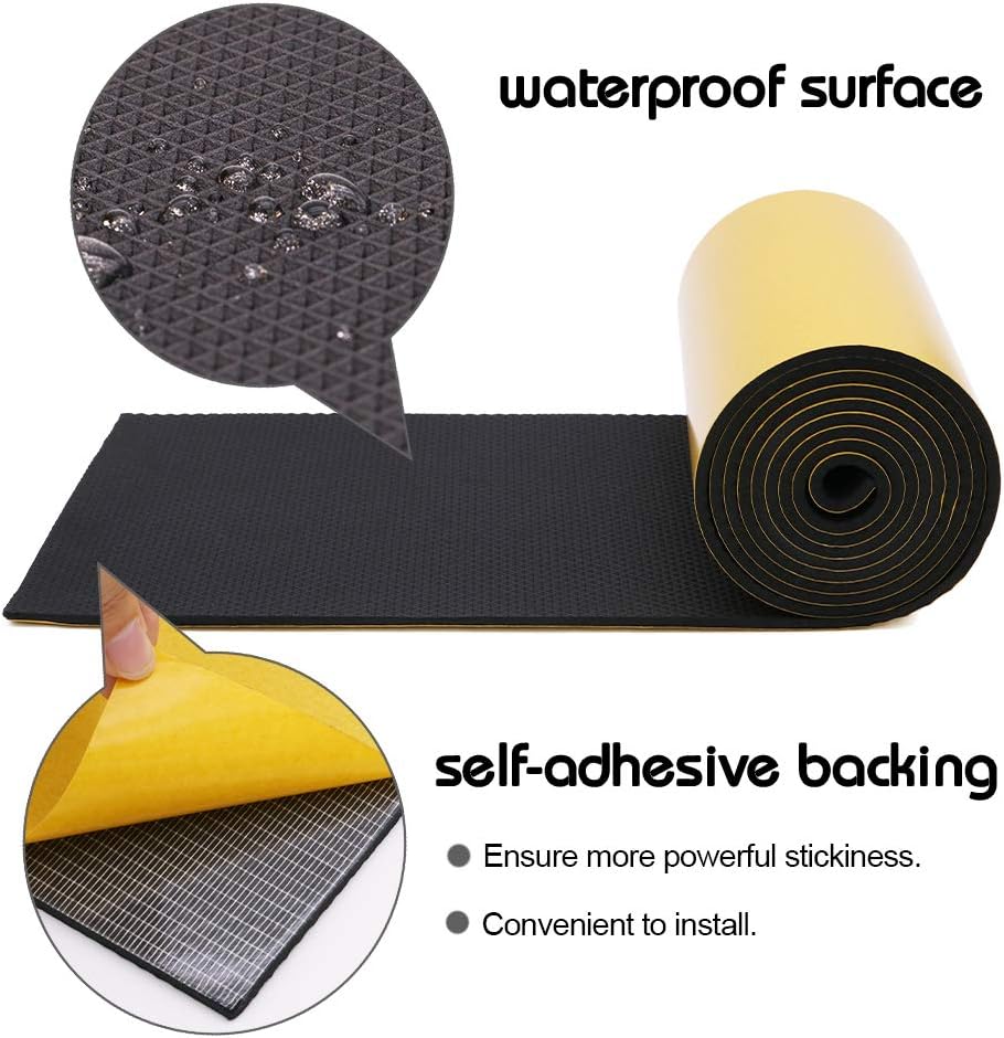 Car Door Protector Bump Body Guard,2 Pack 79"x 8"x 1/6" Foam Garage Wall Protector Waterproof Foam Protector Protecting Your Car Doors