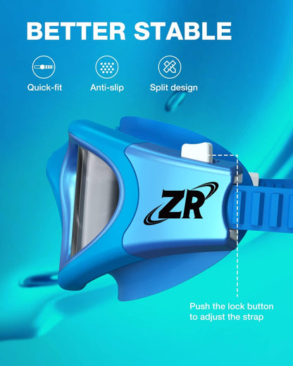 ZIONOR Swim Goggles, G1 MAX Polarized Anti-Fog Swimming Goggles for Men Women