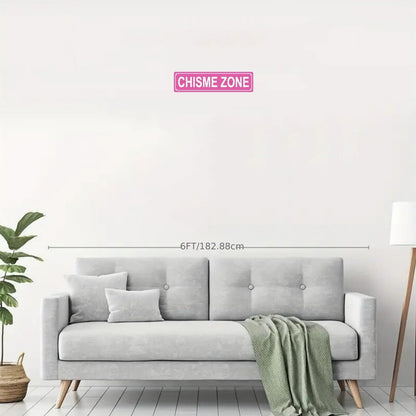 CHISME ZONE Space Metal Tin Street Sign Bar Cafe Garage Cave Home Room Wall Bathroom Farmhouse Garden Porch Patio Decor, 16 x 4 Inch