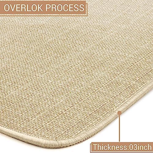 Mloabuc Kitchen Rugs and Mats,Washable Non-Slip Floor Mats Door Mat