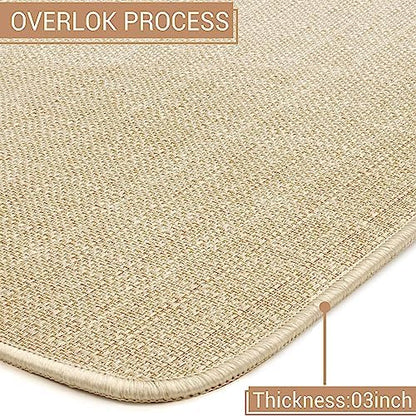 Mloabuc Kitchen Rugs and Mats,Washable Non-Slip Floor Mats Door Mat