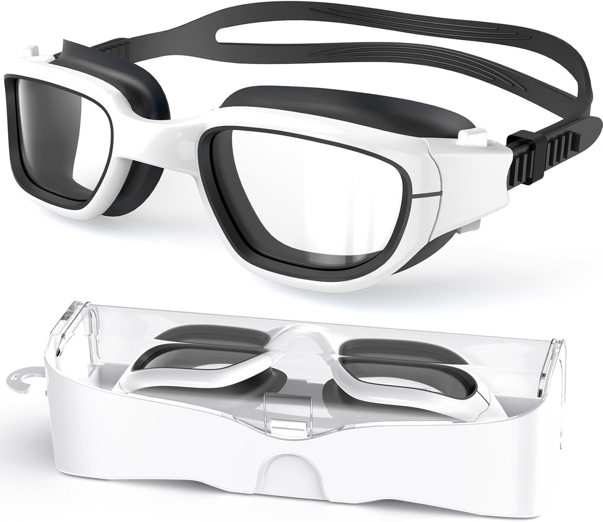 Kids Swim Goggles,Swimming Goggles for Kids 6-14, Anti-Fog UV Protection Pool Glasses for Boys Girls