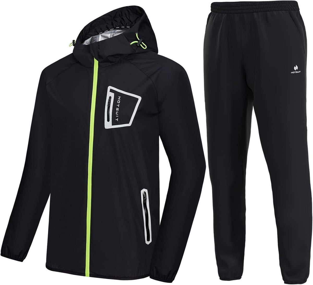 HOTSUIT Sauna Suit Men Anti Rip Boxing Sweat Suits Exercise Workout Jacket
