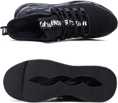 Hello MrLin Men's Running Shoes Non Slip Athletic Tennis Walking Blade Type Sneakers Hip Hop