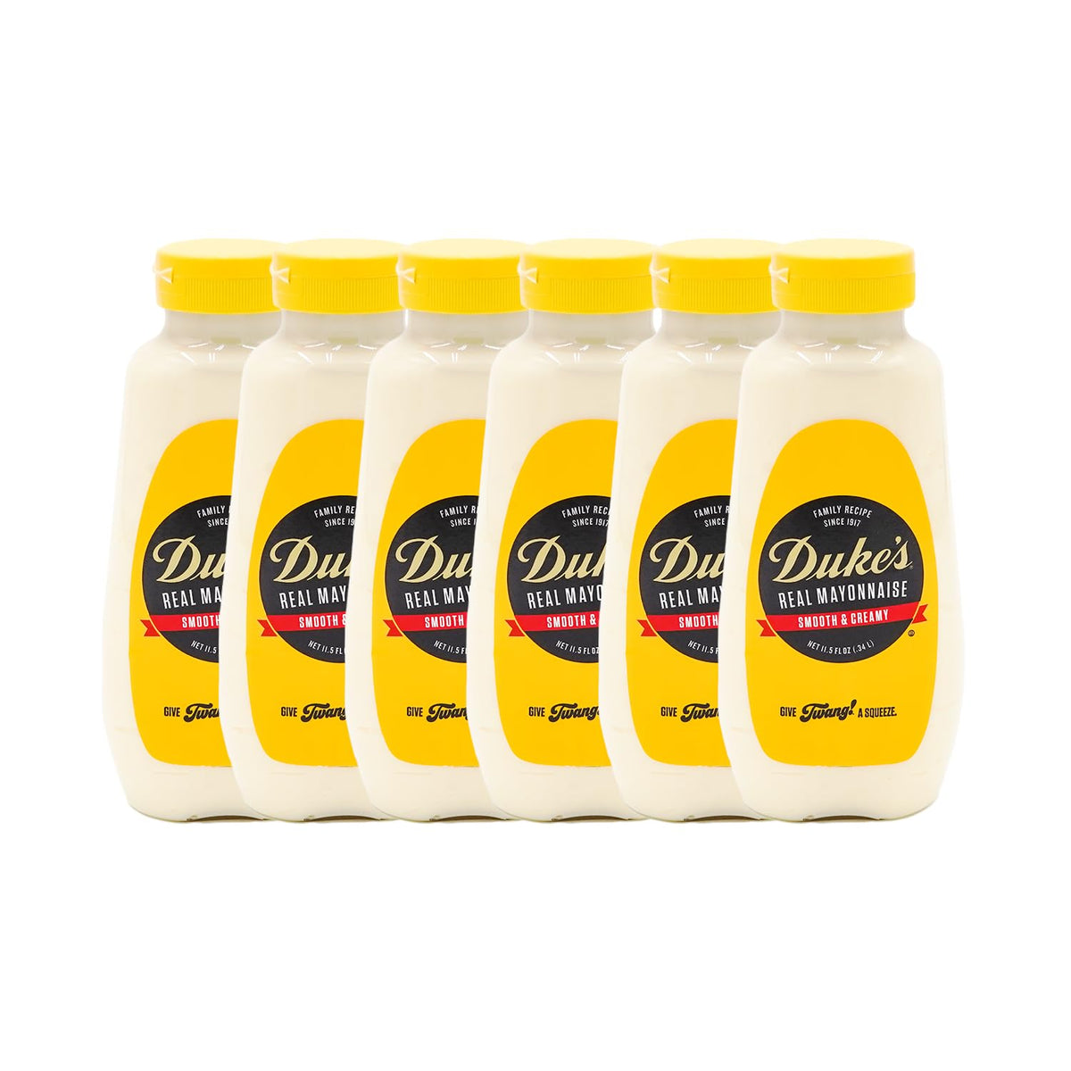 Duke’s Real Mayonnaise Squeeze Bottle – Original Smooth & Creamy Taste, 11.5 Ounce (Pack of 6)