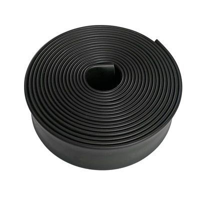 3:1 Ratio Heat Shrink Tubing Roll Adhesive Lined Industrial Marine Grade Dual Wall Heat Shrink Tube Waterproof and Sealed Black (1-1/4 inches(30 mm), 30 Feet)