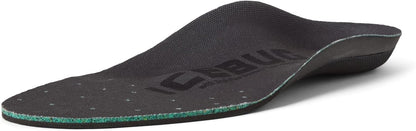 Icebug Comfort Insoles with Dynamic Arch Support, Charcoal High Arch, M 7/W 8.5-9