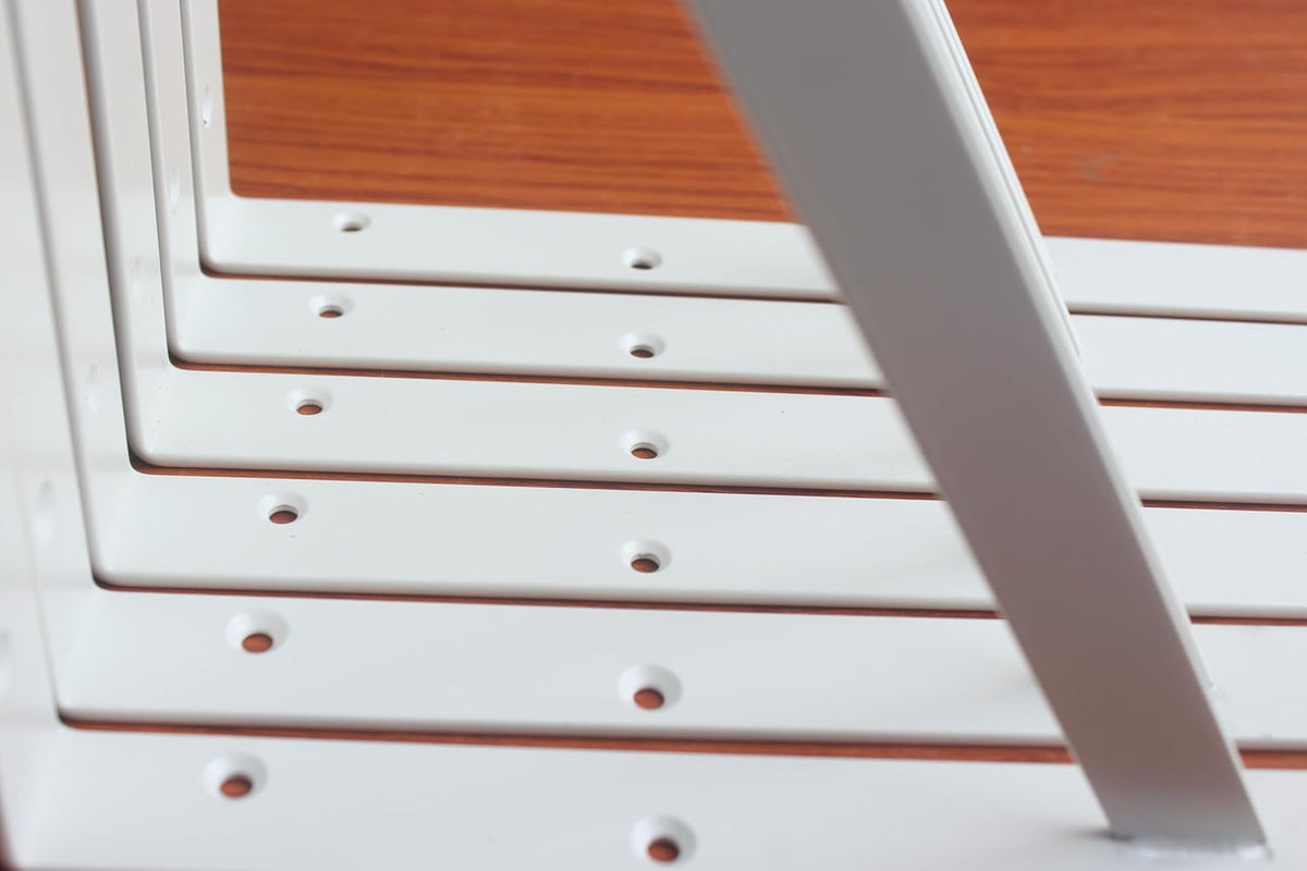 16 Pack L14 x H 10" White Heavy Duty Shelf Brackets with Screws Metal Shelf Brackets Shelf Support Angle Brackets for Shelves L Brackets Heavy Duty Floating Shelf