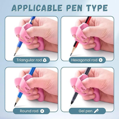 Pencil Grips for Kids Handwriting, 2025 New Toddler Pencil Grip Pencil Holder for Kids, Finger Grips for Pencils Practice Writing for Toddlers 2-4 Years, Special Education School Supplies (4)
