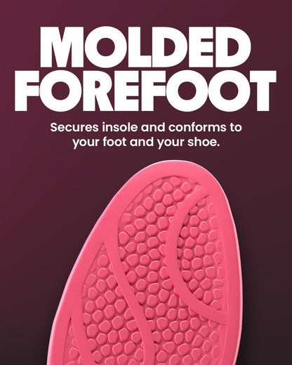 MOVE Baseline - All-Purpose Insoles - Sock Liner - Ultra Thin Shock Absorption - Maximum Freedom of Movement and Energy Return for Cleats, Shoes, Running, Basketball, Baseball (M12-12.5/WM13.5-14)