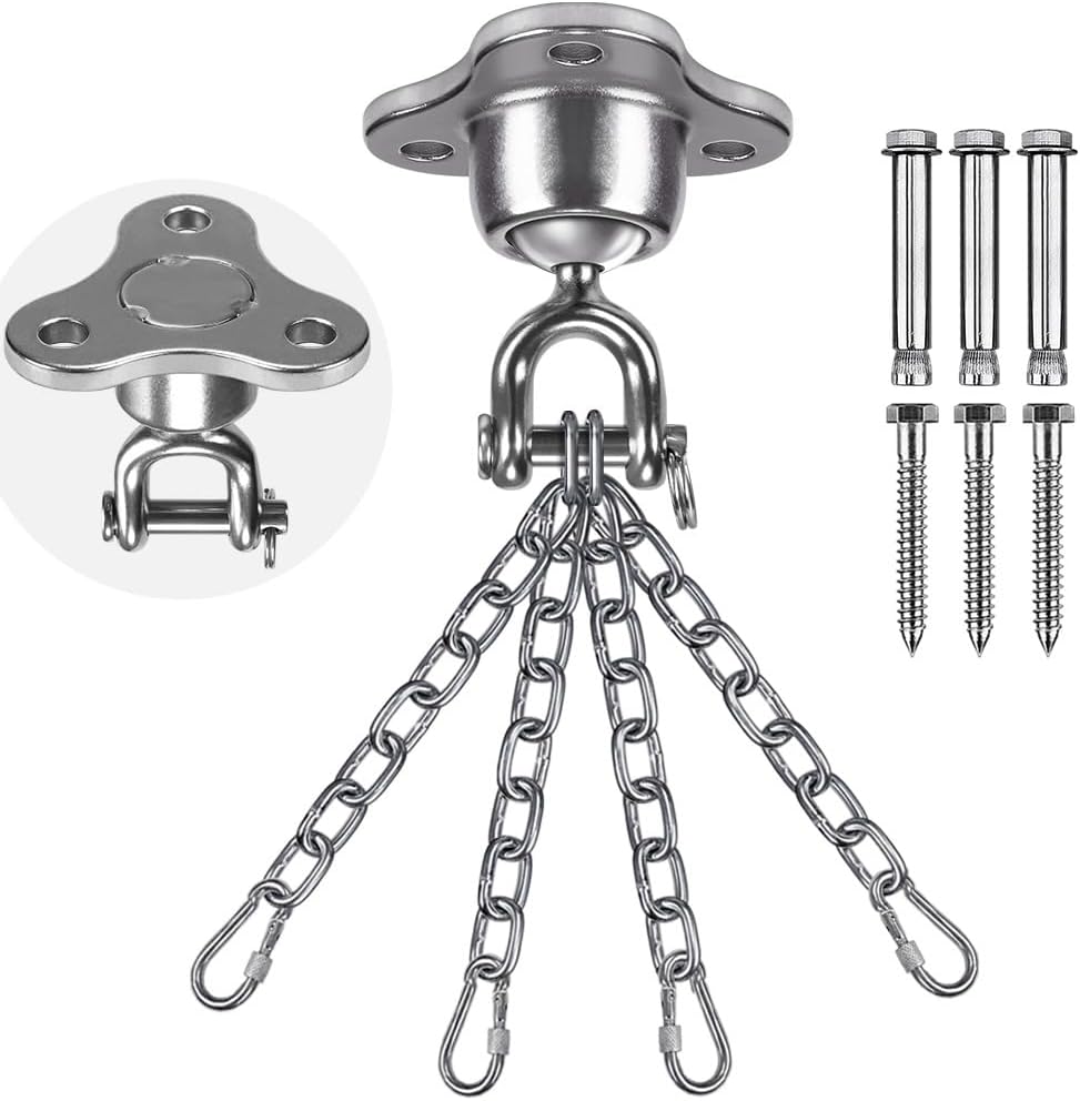 SELEWARE Boxing Punching Bag Hanger, Heavy Bag Hanger Bracket for Heavy Bag Boxing Muay Thai Training Hardware