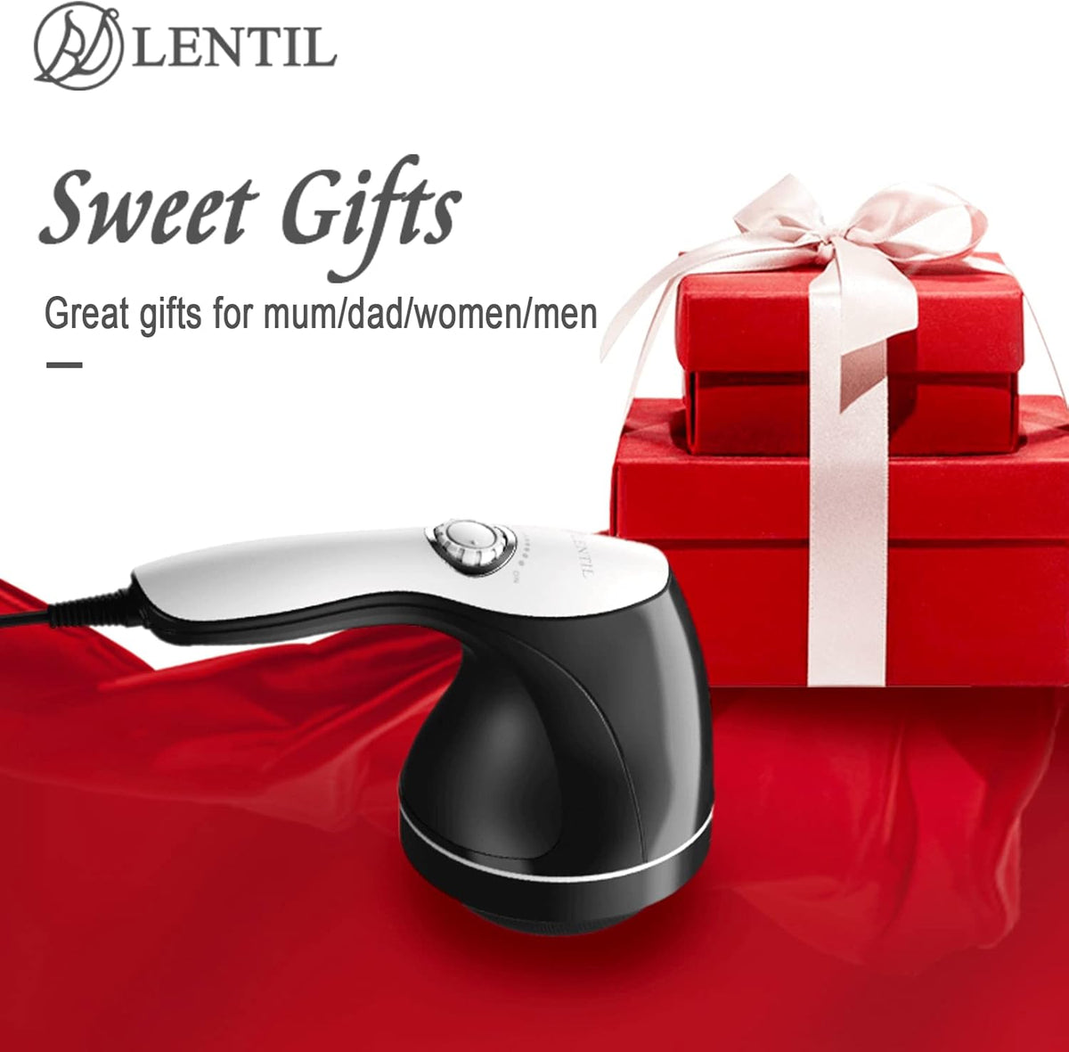Cellulite Massager Handheld, Body Sculpting Machine, Massage Lymphatic Stomach Abdomen Arm Belly Fat with 8 Massage Heads;Suitable in Gym Office Home Travel, Ideal Gifts for Women Man