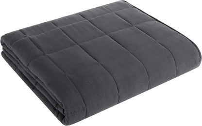 Weighted Blanket King Size 20lbs 88"x104" Cooling Breathable Heavy Blanket Microfiber Material with Glass Beads for Adult All-Season Summer Fall Winter Soft Thick Comfort