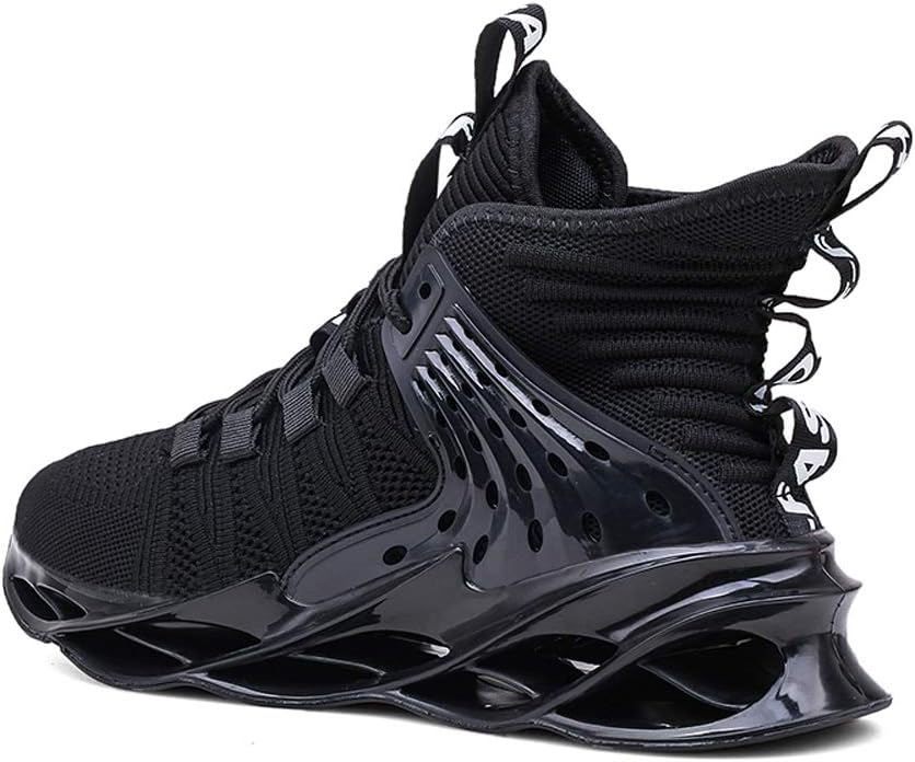 Hello MrLin Men's Running Shoes Non Slip Athletic Tennis Walking Blade Type Sneakers Hip Hop