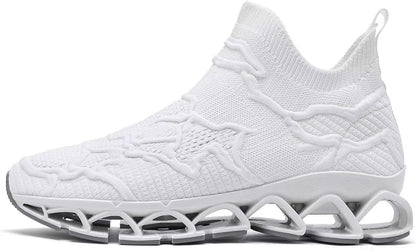 Vooncosir Men's Fashion Sneakers Breathable Mesh Running Shoes Blade Non Slip Soft Sole Casual Athletic Walking Shoes