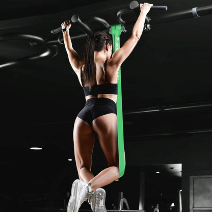 Resistance Bands, Pull Up Bands, Workout Bands for Exercise, Thick Heavy Resistance Band Set with Door Anchor, Elastic Bands for Body Stretching, Crossfit Training at Home/Gym Men & Women Women