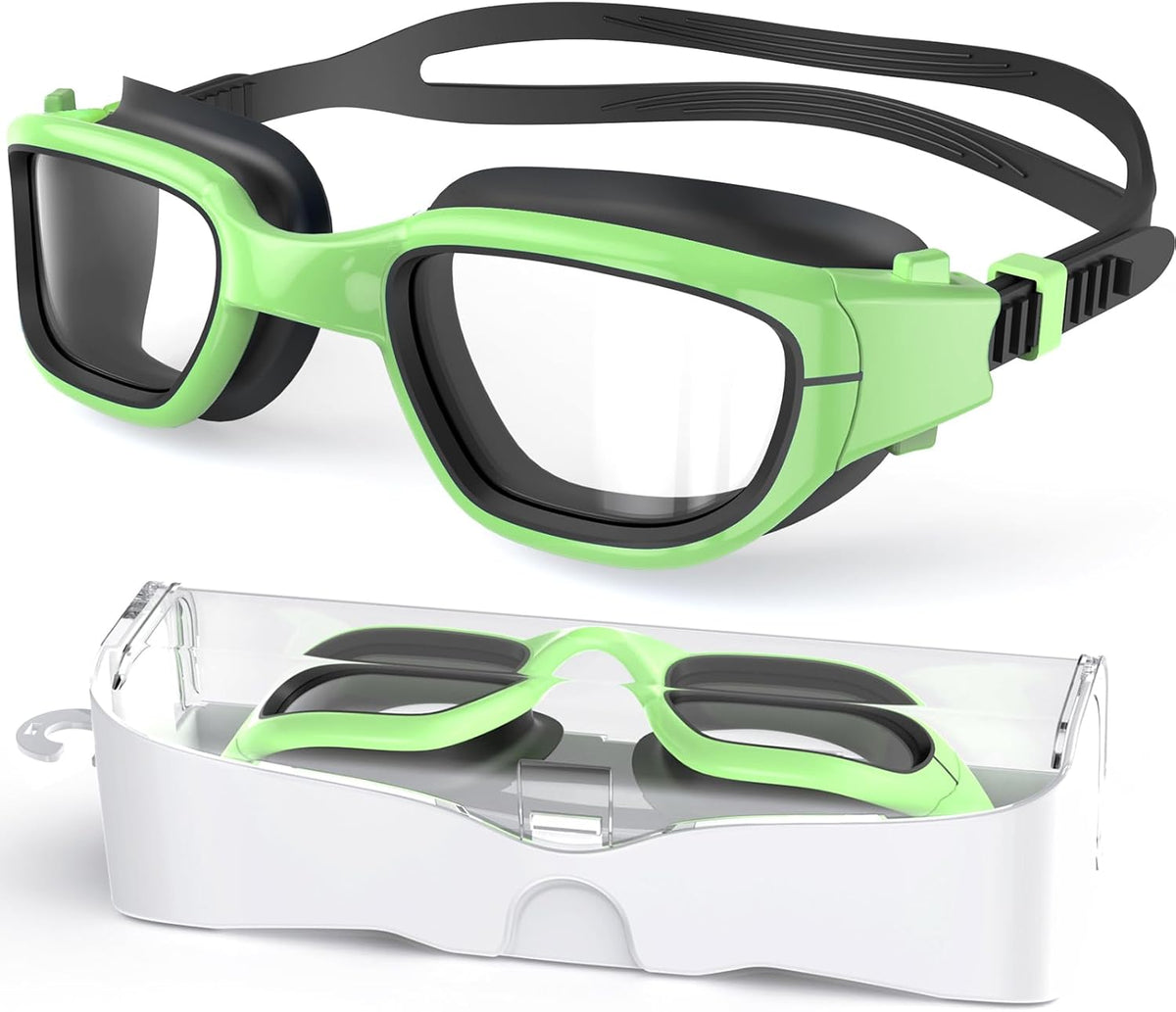 Kids Swim Goggles,Swimming Goggles for Kids 6-14, Anti-Fog UV Protection Pool Glasses for Boys Girls