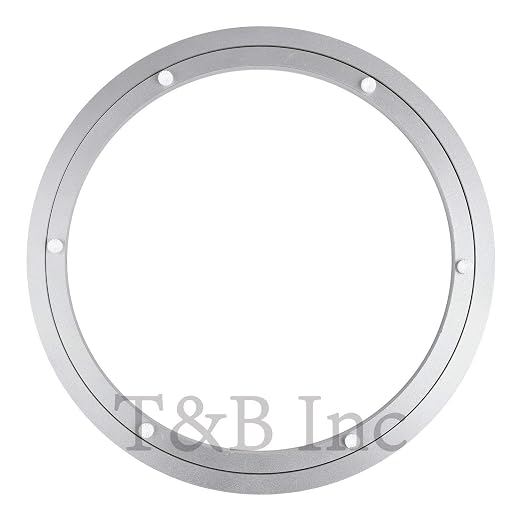 TamBee 14 Inch Lazy Susan Hardware Aluminum Bearing Metal Rotating Turntable Bearing Swivel Plate Hardware Lazy Susan Bearing Lazy Susan Parts Lazy Susan Mechanism Lazy Susan Kit Lazy Susan Base Only