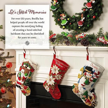 Bucilla Felt Applique 6 Piece Ornament Making Kit, Paws & Whiskers, Perfect for Holiday DIY Arts and Crafts, 89701E