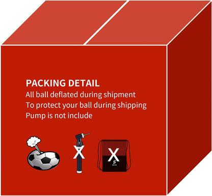 SHOKE Soccer Ball Size 5 Official Size Soccer Ball Thermal Bonded Training Slip Resistant