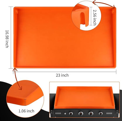 Silicone Griddle Mat 22” for Blackstone,Upgraded Full-Edge Heavy Duty Food Grade Non-Stick Griddle Cover,Grill Buddy Mat Protect Your Griddles from Dirt & Rust (22 inch)