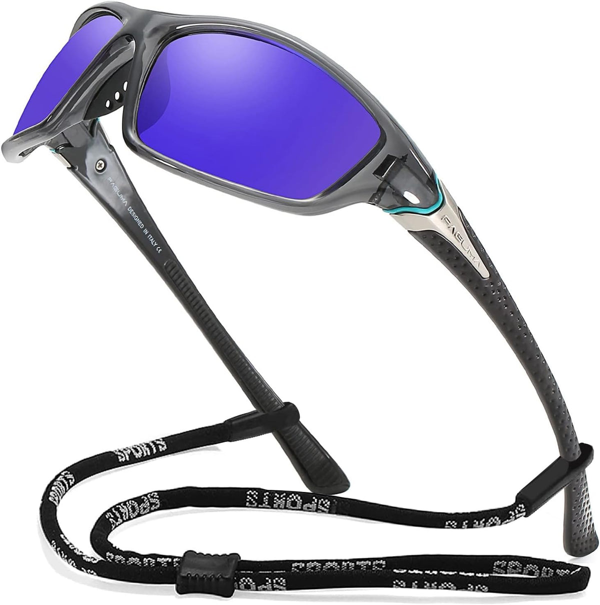 FAGUMA Sports Polarized Sunglasses For Men Cycling Driving Fishing UV400 Protection