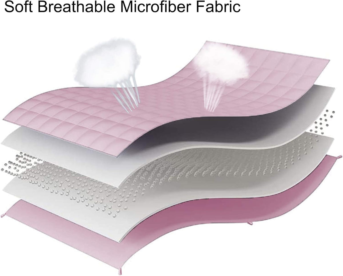 L'AGRATY Weighted Blanket - 60"x80" 22lbs Cooling Breathable Heavy Blanket Microfiber Material with Glass Beads Big Blanket for Adult All-season Summer Fall Winter Soft Thick Comfort Blanket