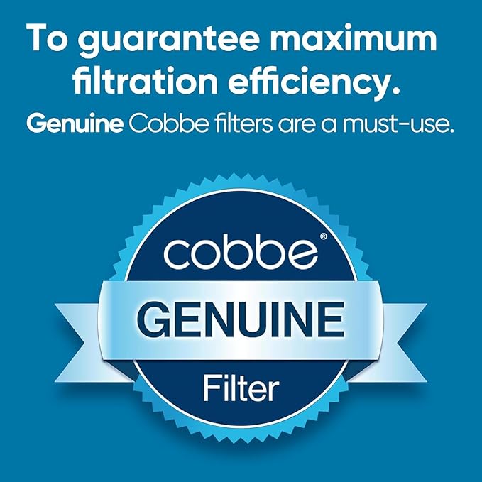 Cobbe Filtered Shower Head with Handheld, High Pressure 6 Spray Mode Showerhead with Filters, Water Softener Filters Beads for Hard Water - Remove Chlorine - Reduces Dry Itchy Skin, Chrome