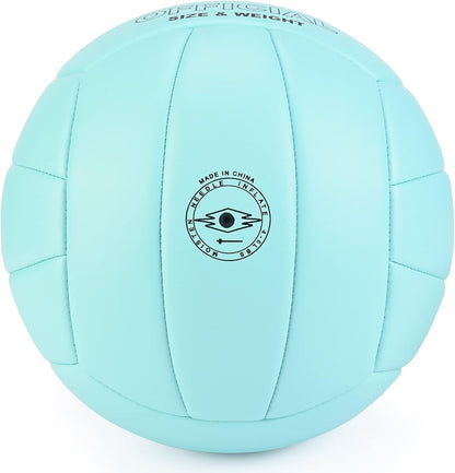 Soft Official Volleyball for Indoor Outdoor Beach, Size 5 Training Volleyball for Beginner Teenager Adult…