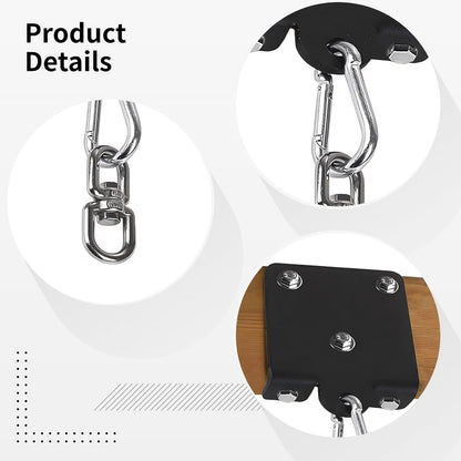 Punching Bag Hanger Ceiling Mount, Heavy Duty Boxing Bag Ceiling Mount with 360° Rotating Hook, Steel Construction, Beam Mount Hook for Home Gym Boxing Training