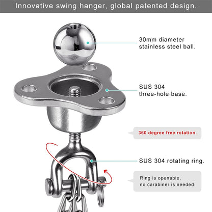 SELEWARE Boxing Punching Bag Hanger, Heavy Bag Hanger Bracket for Heavy Bag Boxing Muay Thai Training Hardware
