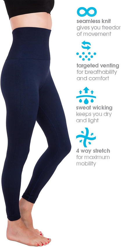 Activewear Thick High Waist Tummy Compression Slimming Body Leggings Pant